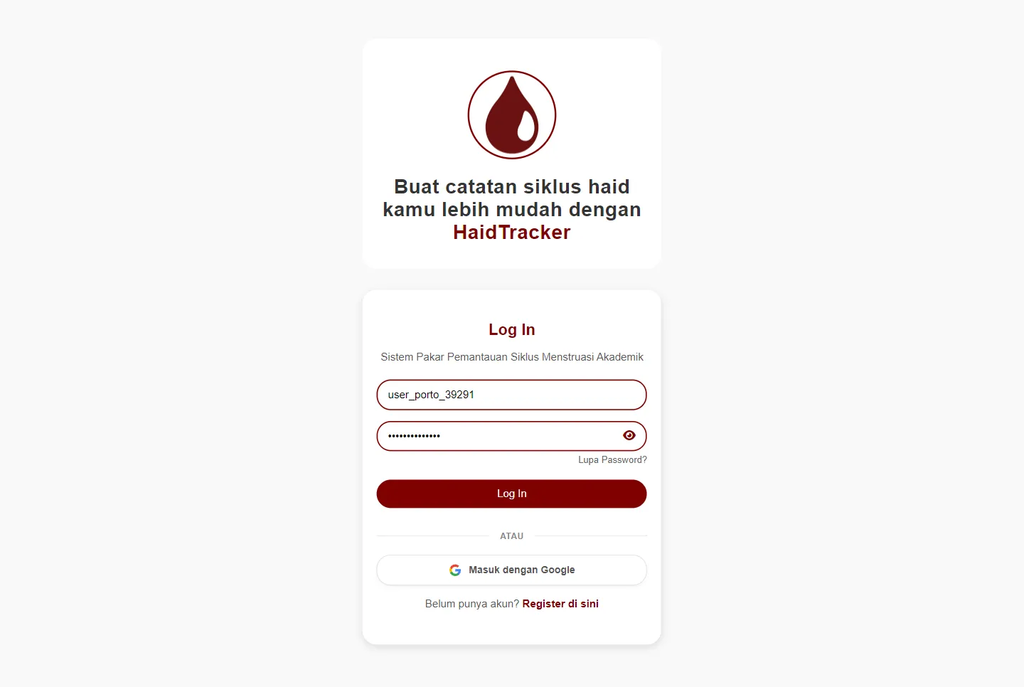 Screenshot Projek 4
