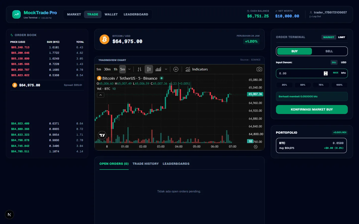 Screenshot Projek 4